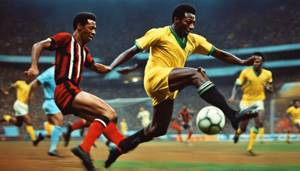 Pelé en acción