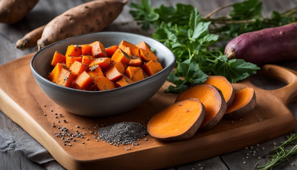 Batatas carbohidratos integrales